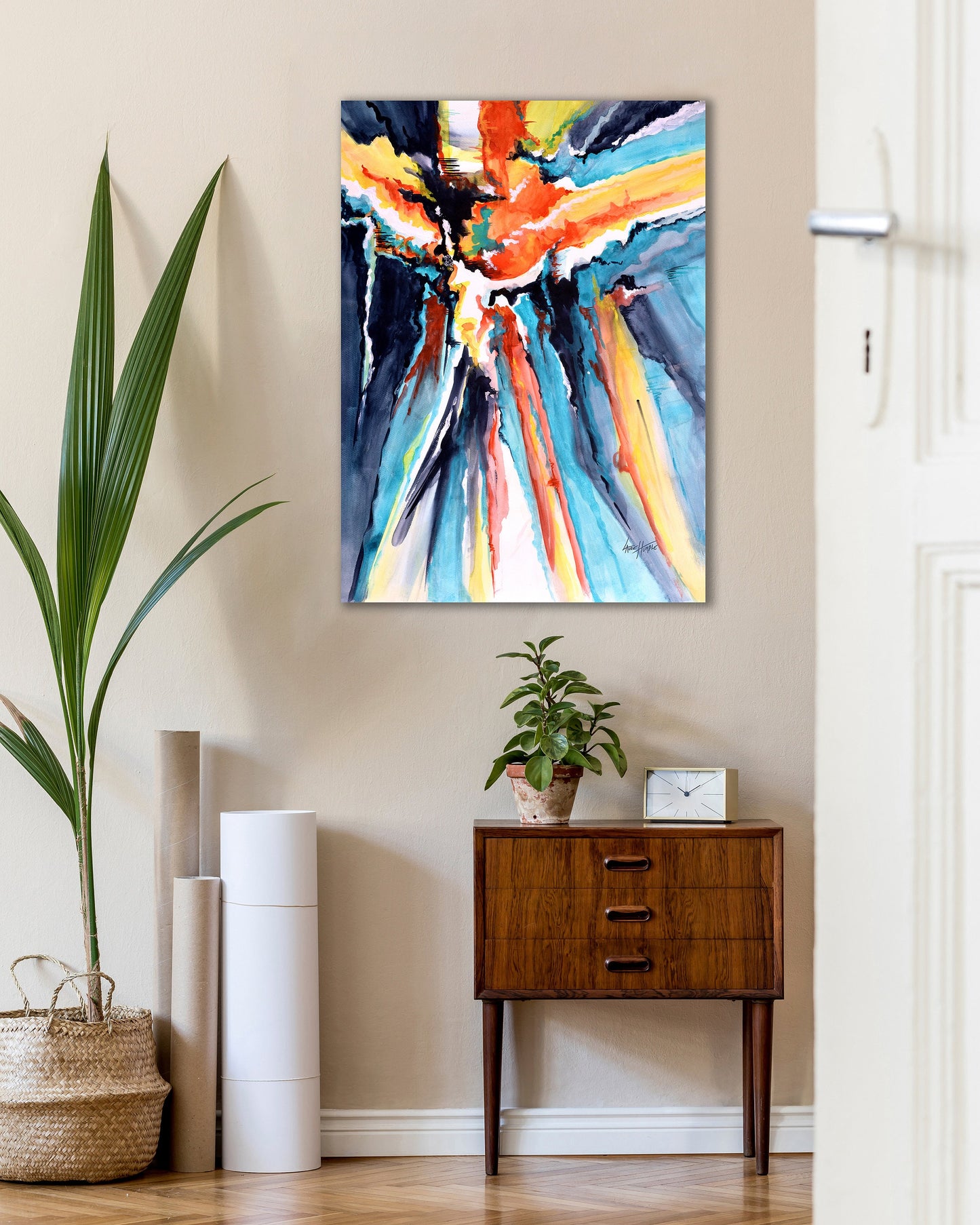 Abstract Sunrise Printable Wall Art