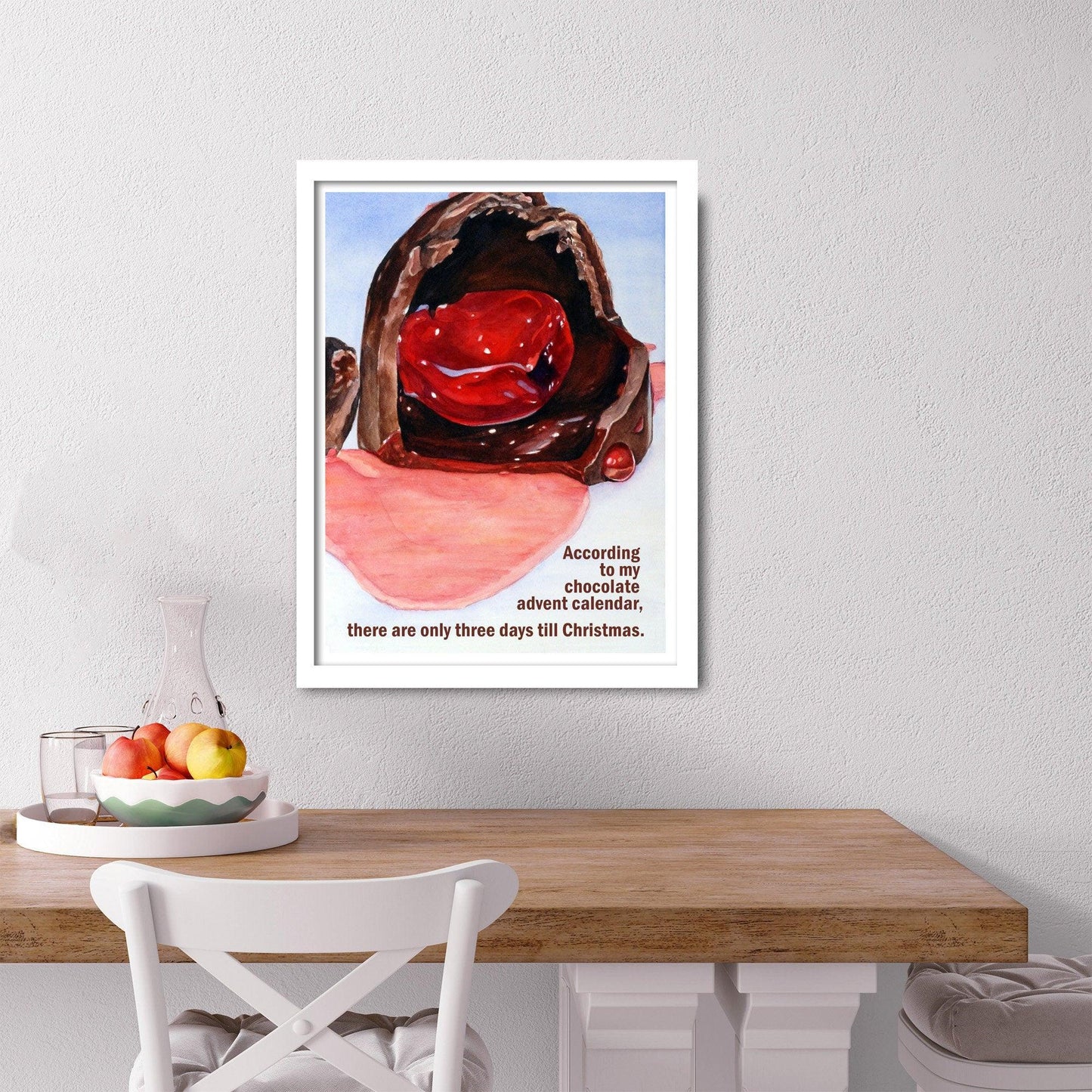 Funny Christmas Chocolate Print