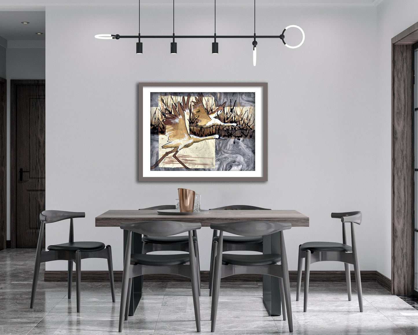 Japanese Crane Print