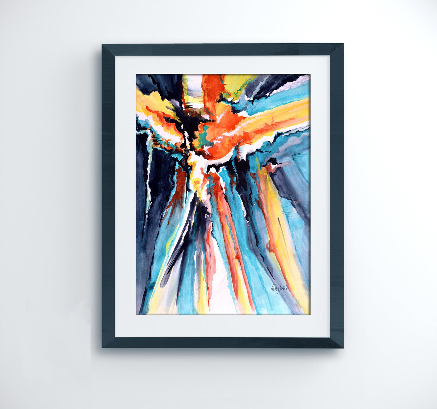 Abstract Sunrise Printable Wall Art