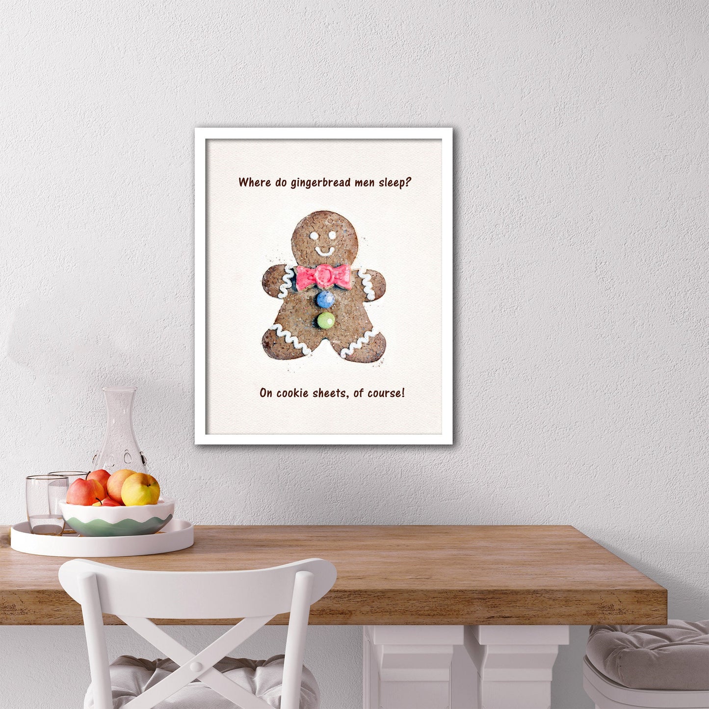Gingerbread Man Kitchen Decor