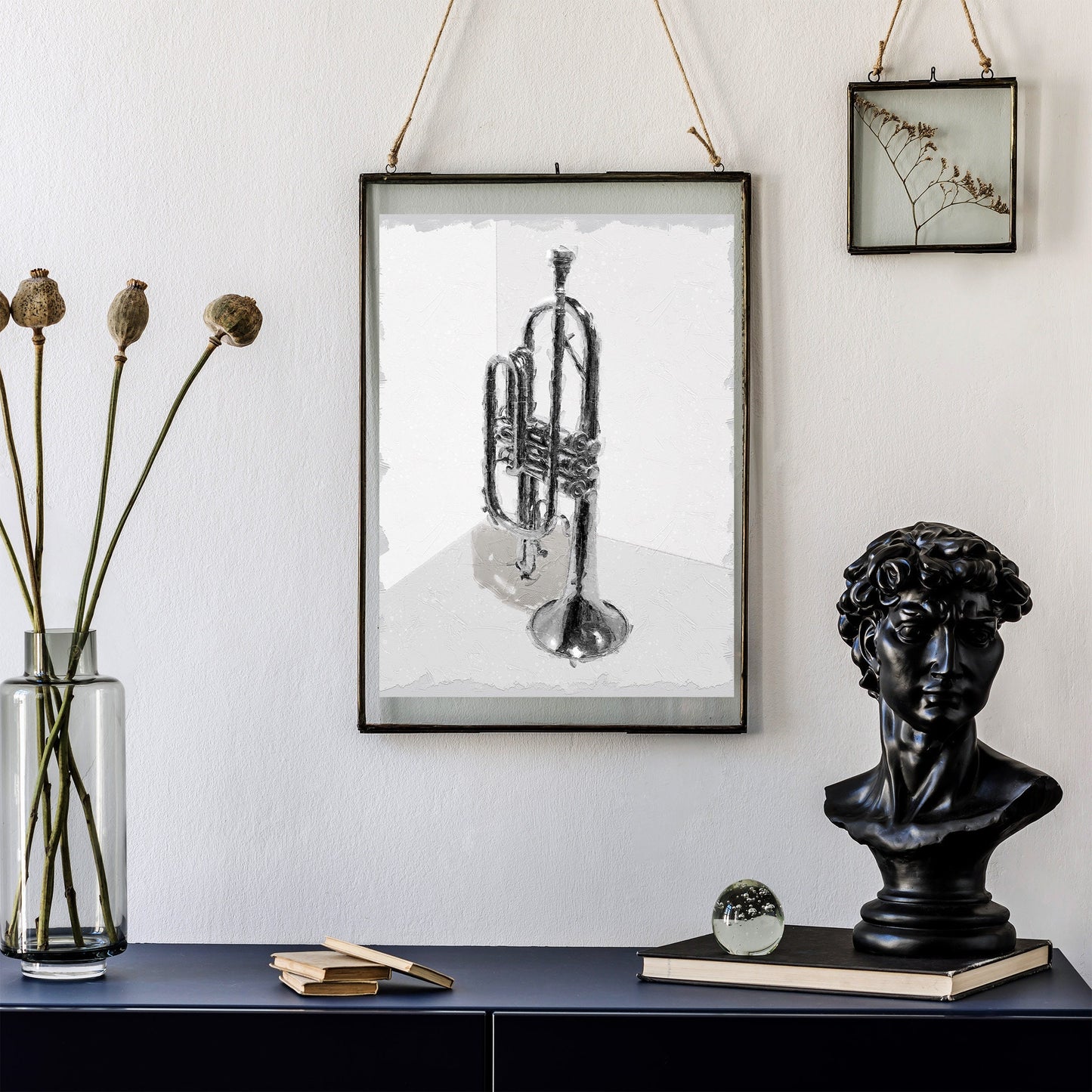 Trumpet Painting Digital Print