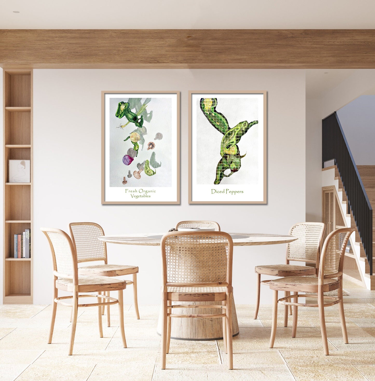 Set of 2 Vegetable Prints