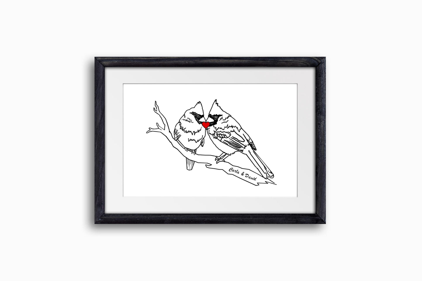 Custom Gift Cardinal Line Art