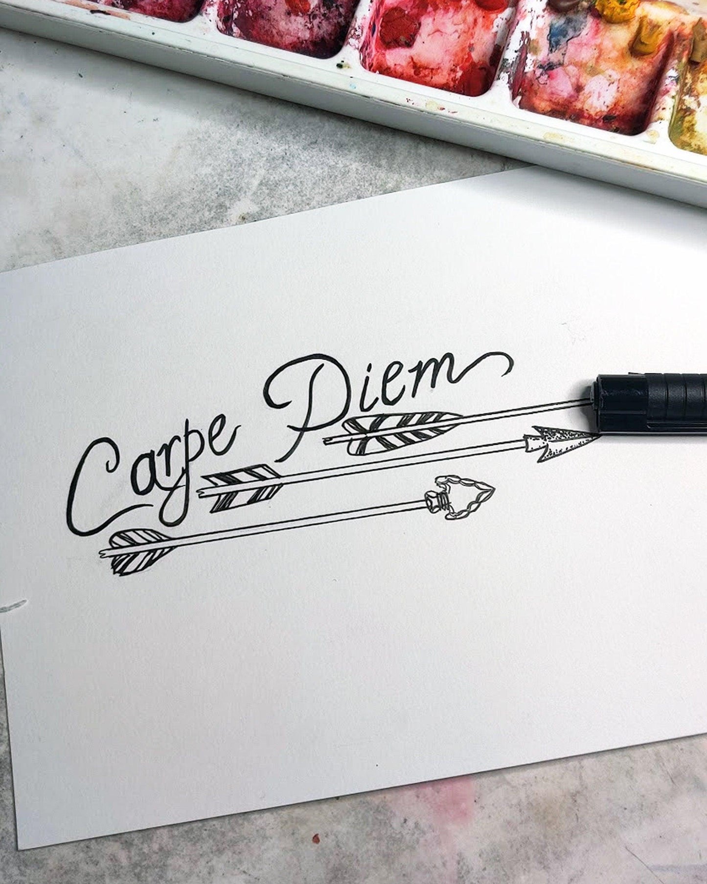 Carpe Diem Tattoo Design