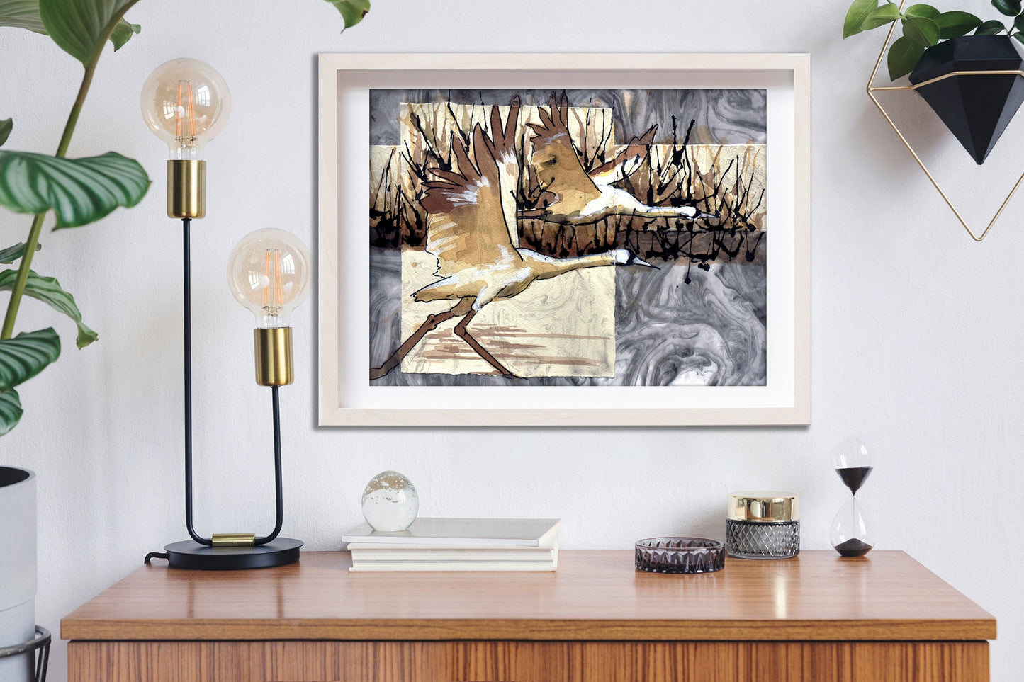 Japanese Crane Print