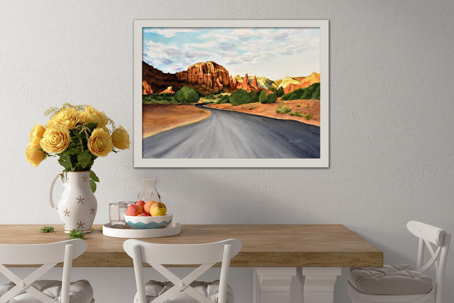 Southwestern Mountain Road Print