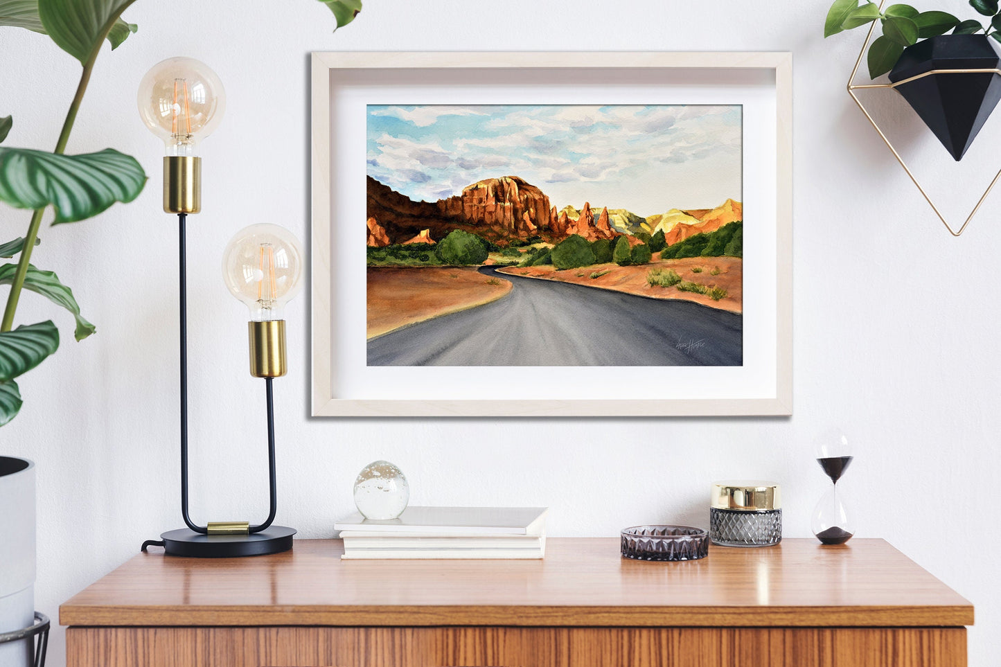 Southwestern Mountain Road Print