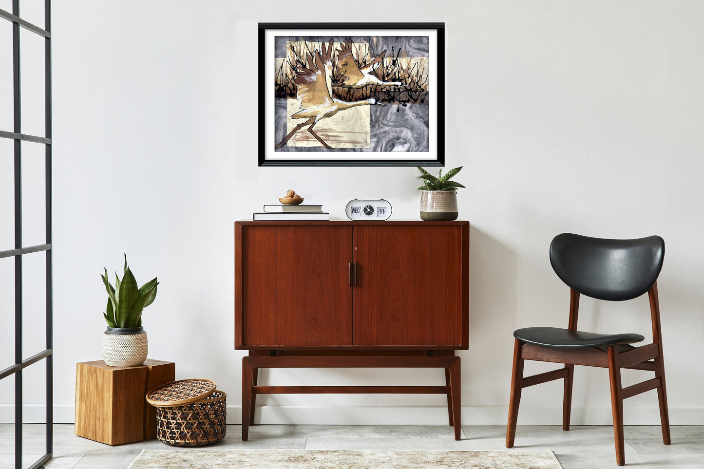 Japanese Crane Print