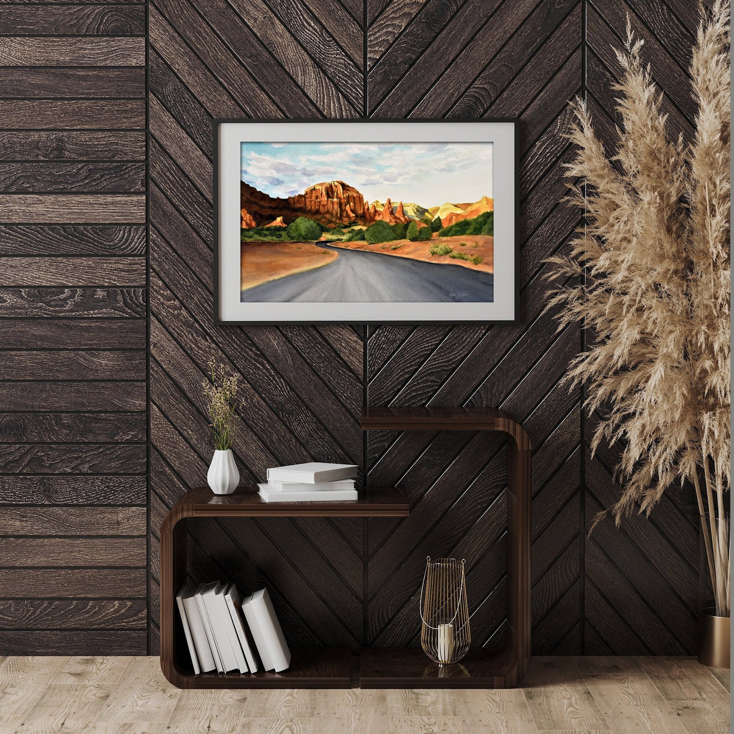 Southwestern Mountain Road Print