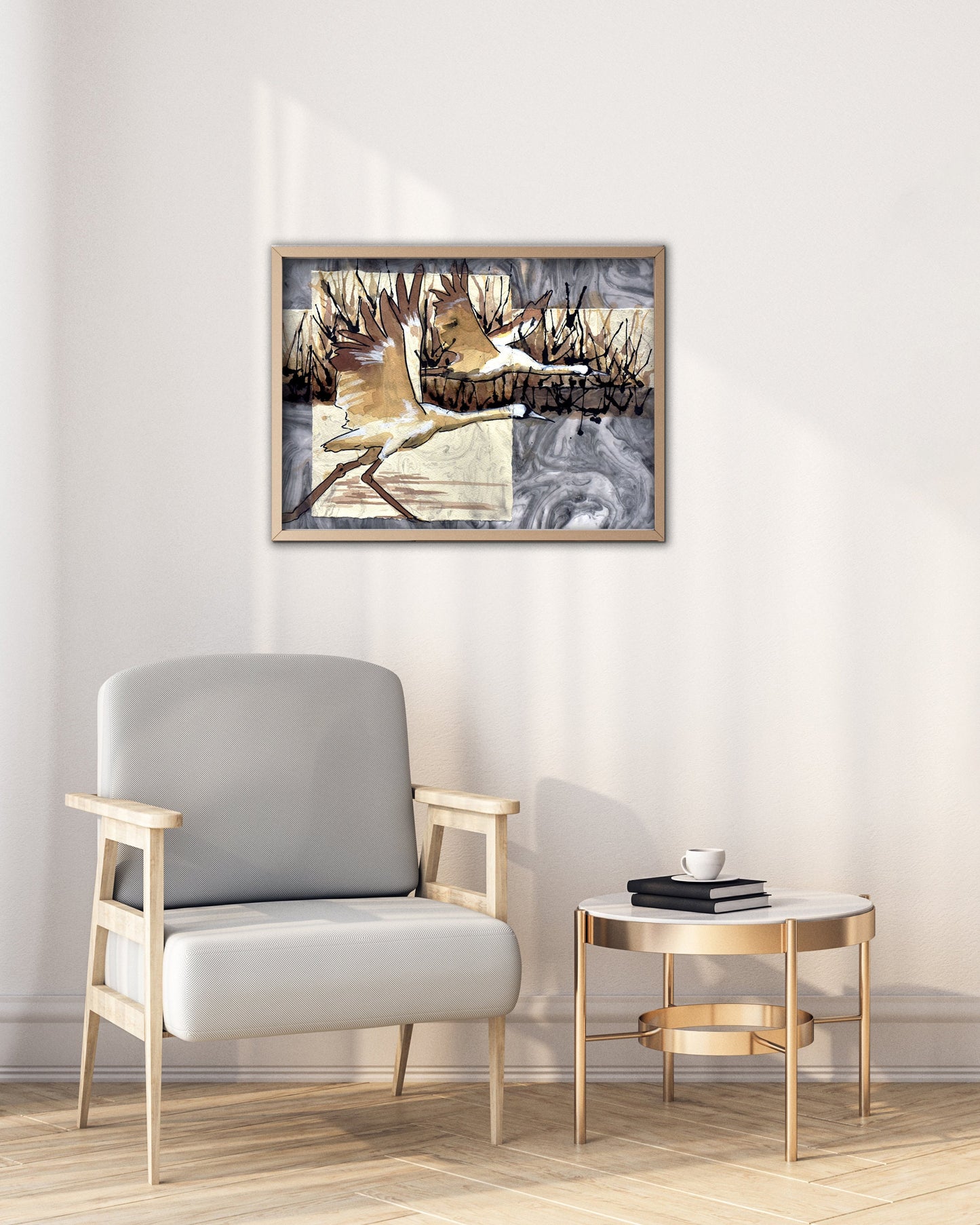 Japanese Crane Print