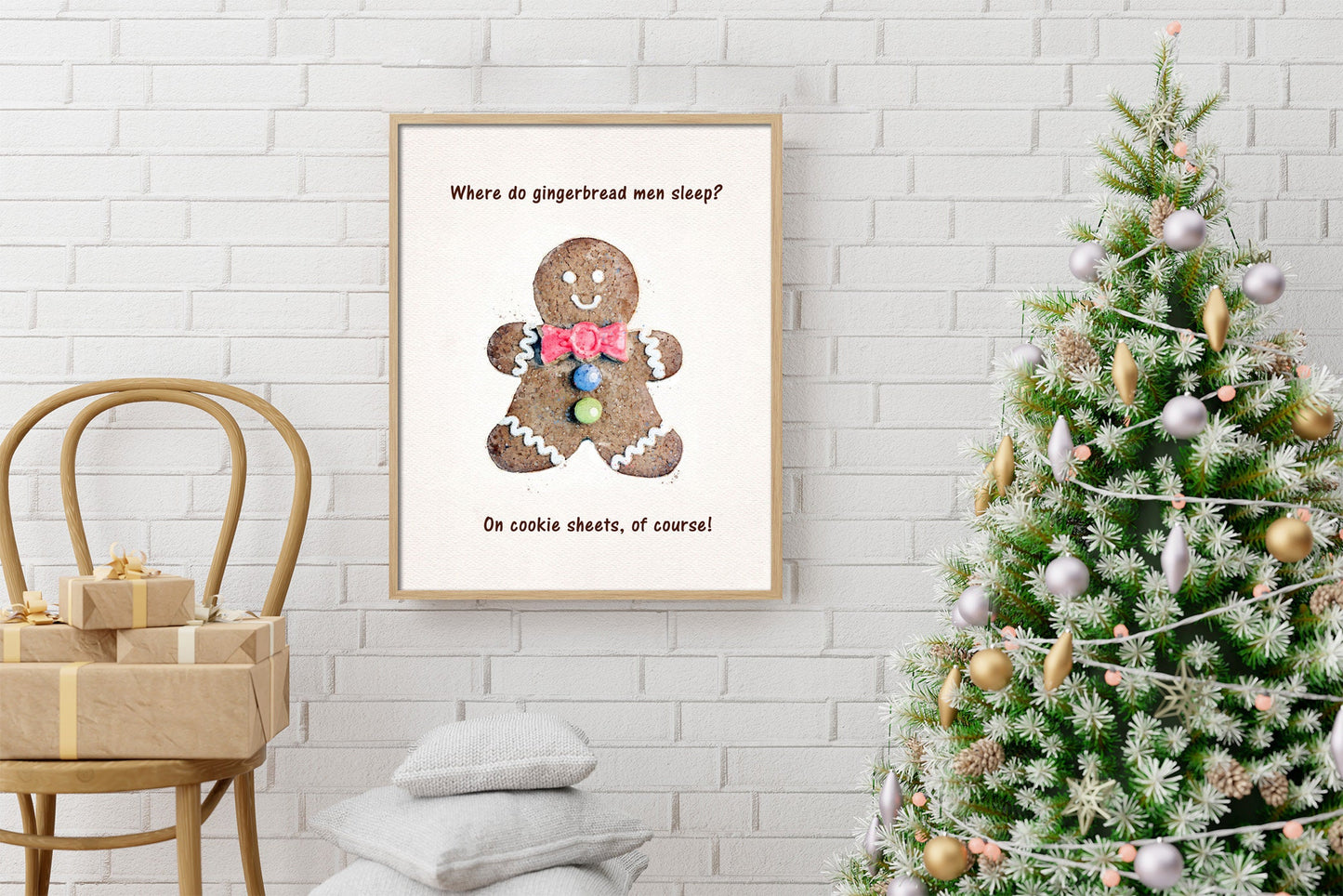 Gingerbread Man Kitchen Decor