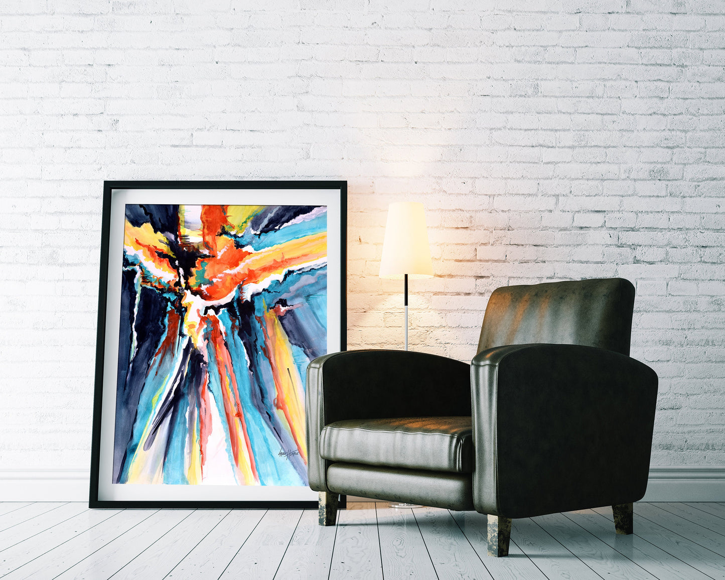 Abstract Sunrise Printable Wall Art