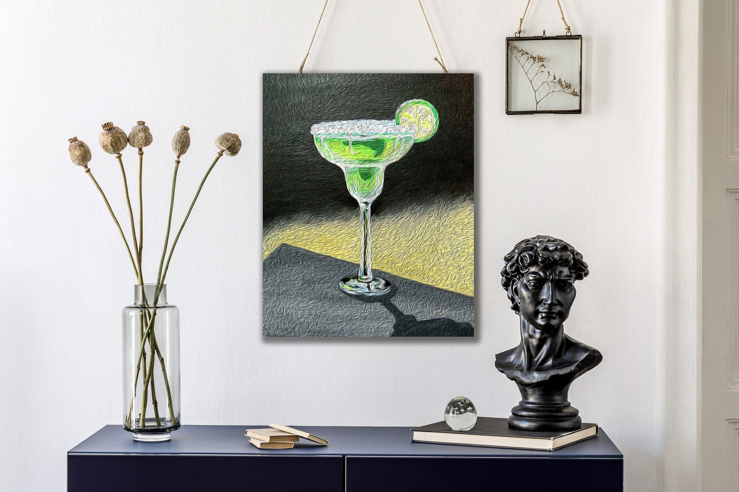 Retro Cocktail Margarita Bar Art Print