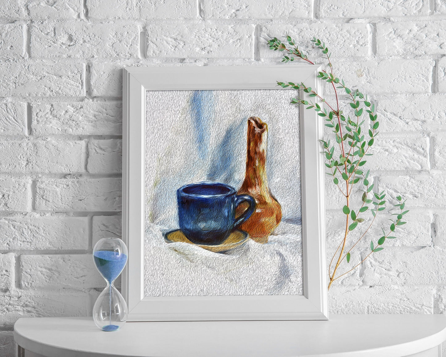 Still Life with Coffee Printable Oil Painting