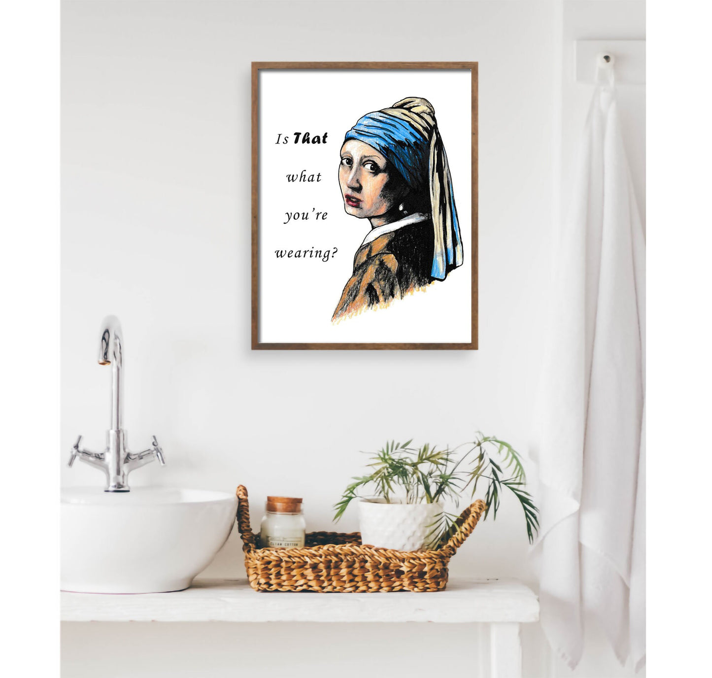 Cheeky bathroom wall decor digital download