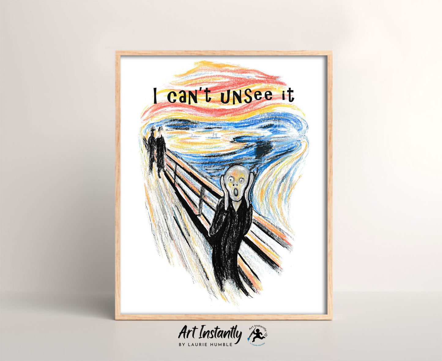 Fun and affordable digital wall art for dressing areas