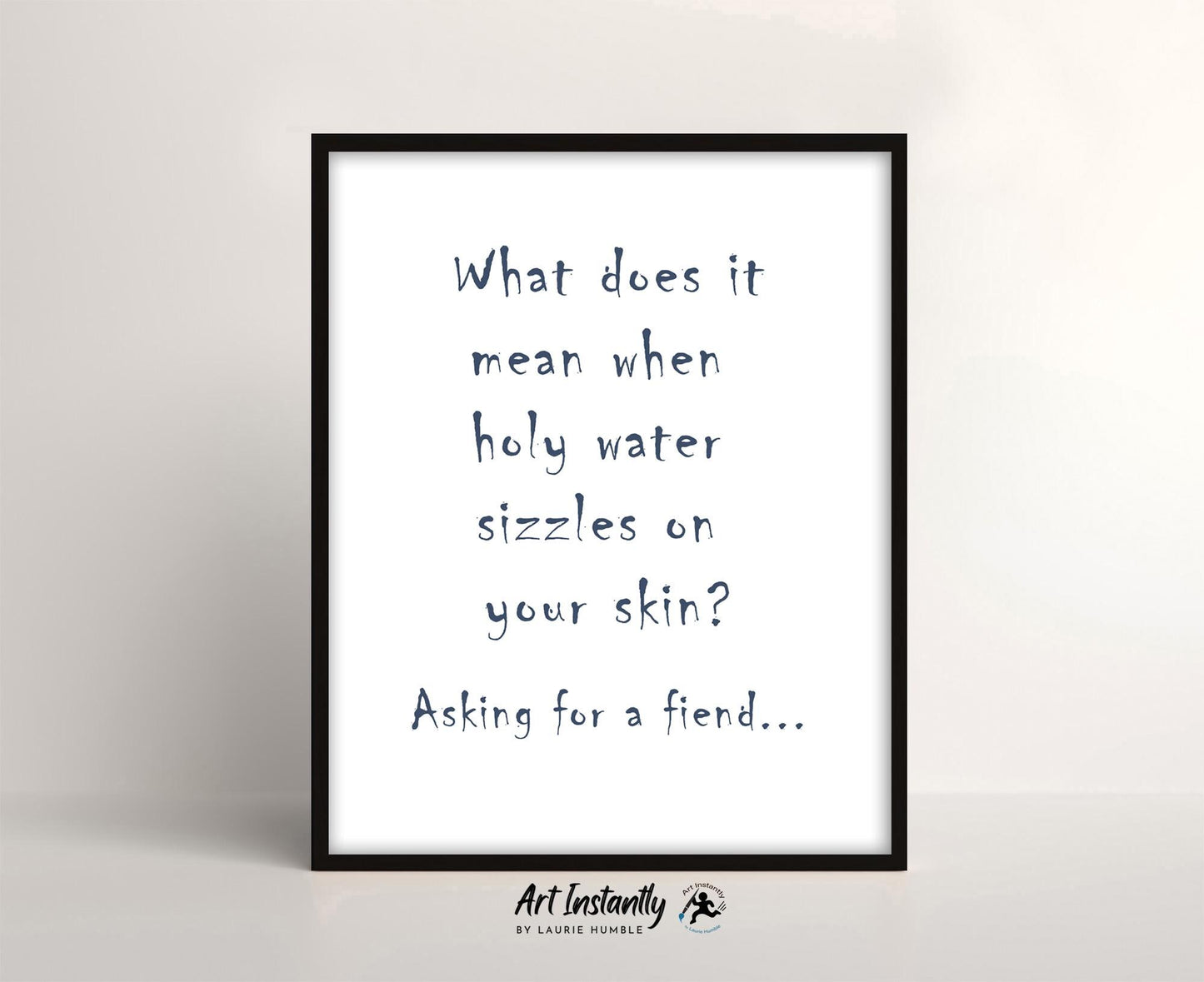 Printable spooky decor for Halloween lovers with a taste for dark humor.