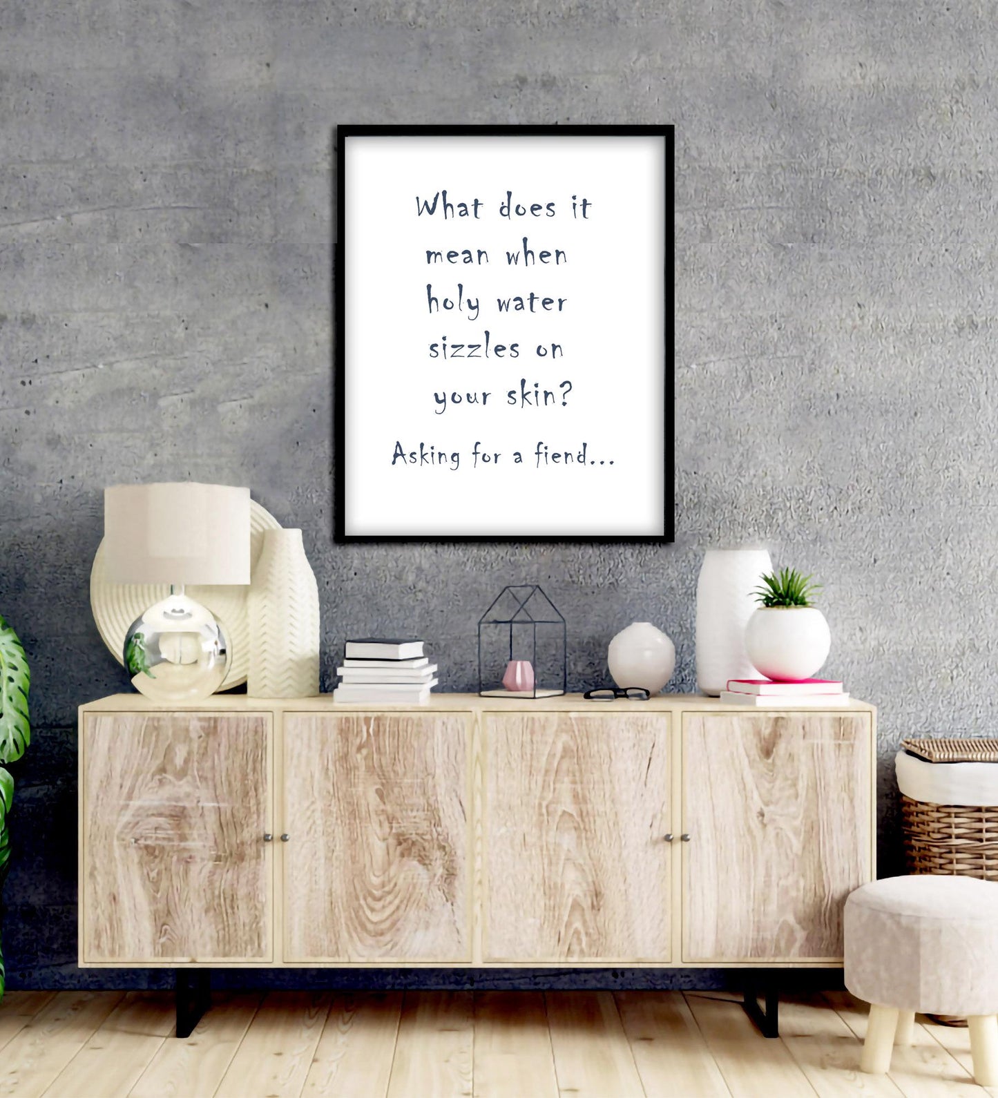 Scalable Halloween art print for framing in living rooms, entryways, or party spaces.