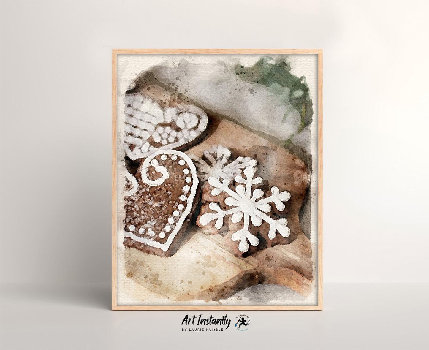 Christmas Cookie Kitchen Wall Art Set
