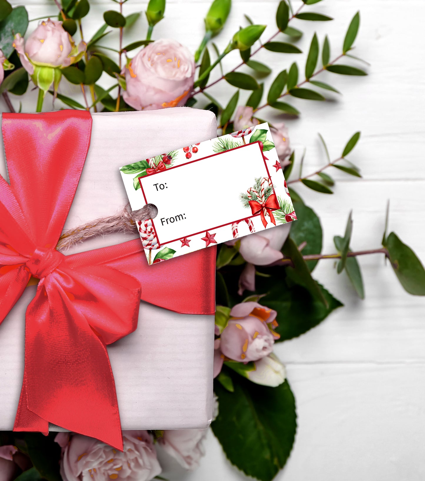 Printable Patterned Christmas Gift Tags