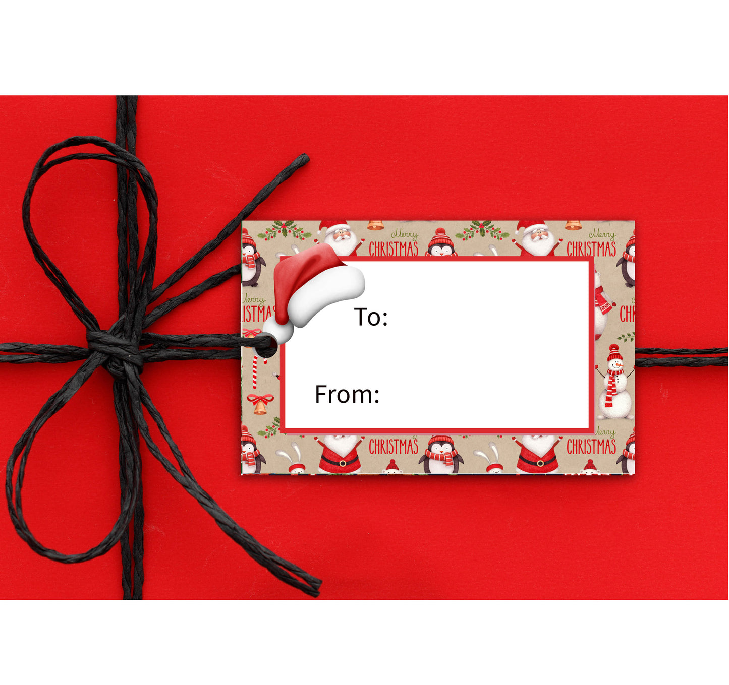 Printable Patterned Christmas Gift Tags