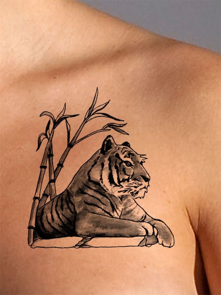 Regal Tiger Tattoo Design