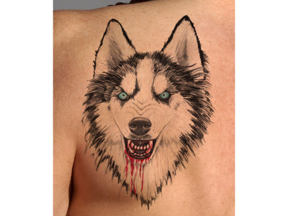 Husky Tattoo Design