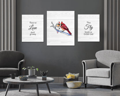 Cardinal Quote Set of 3 Prints