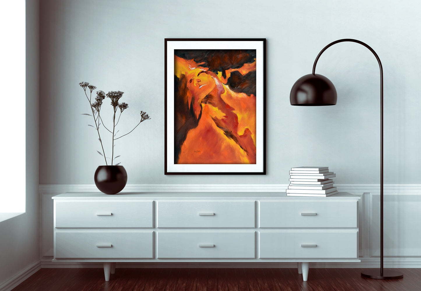 Abstract Figure Oil Painting Print