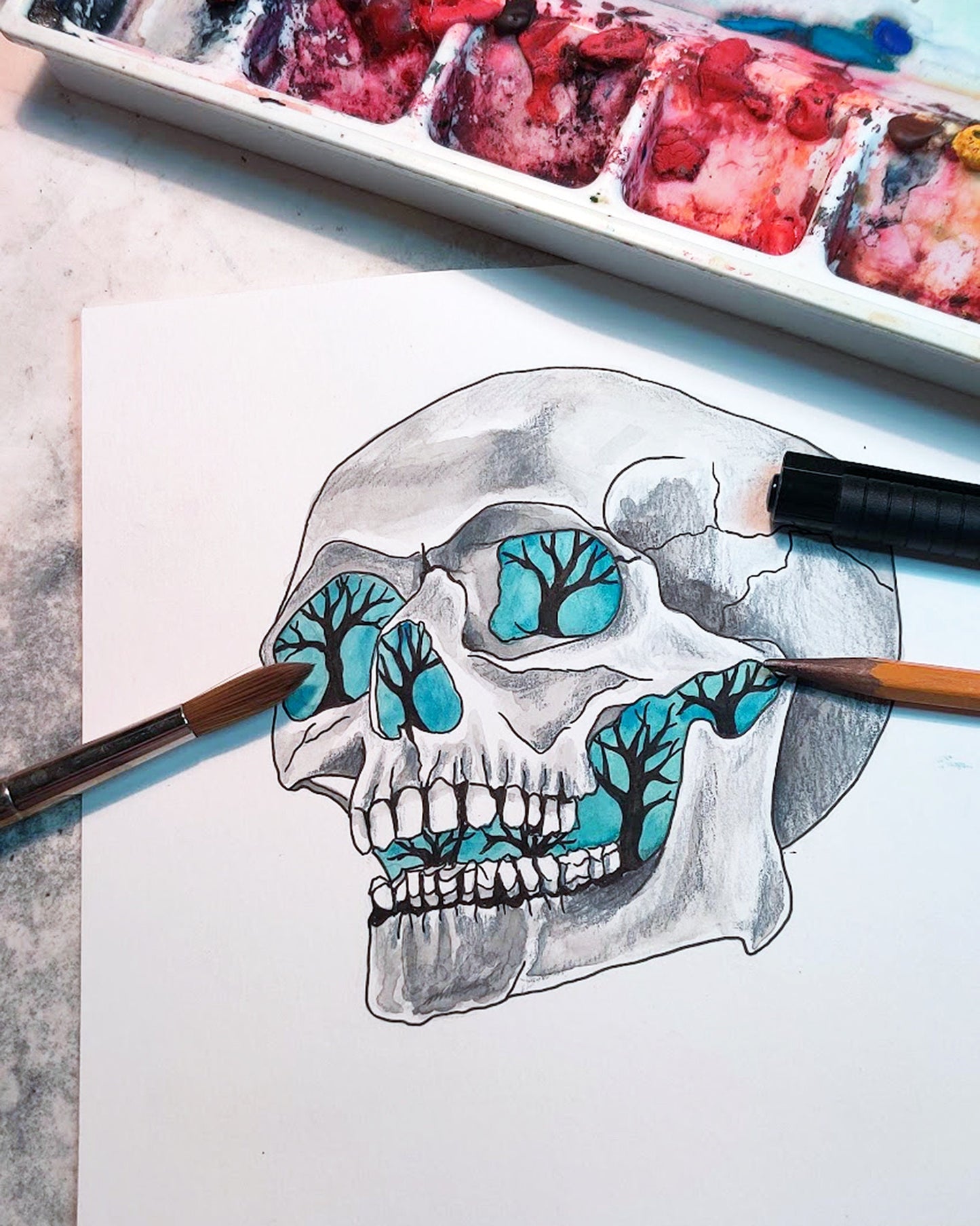 Skull Tattoo Design