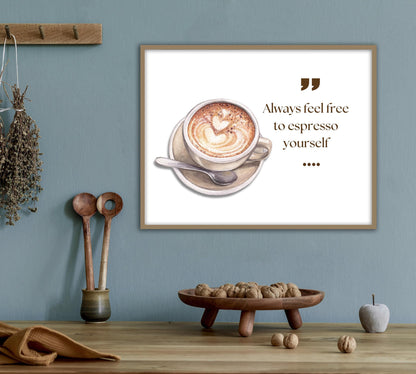 Coffee Bar Decor Print