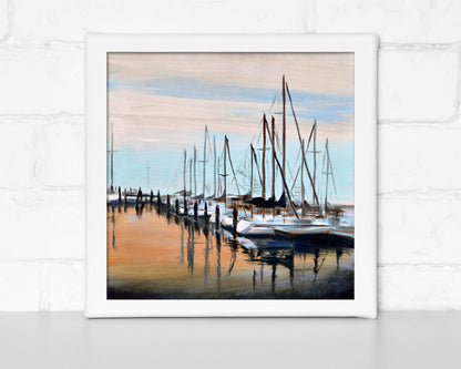 Sailboat Painting Digital Print