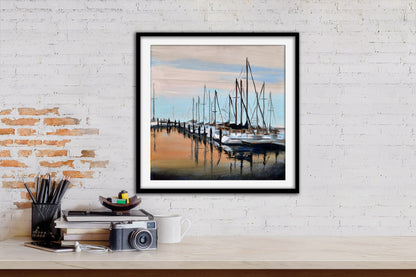 Sailboat Painting Digital Print