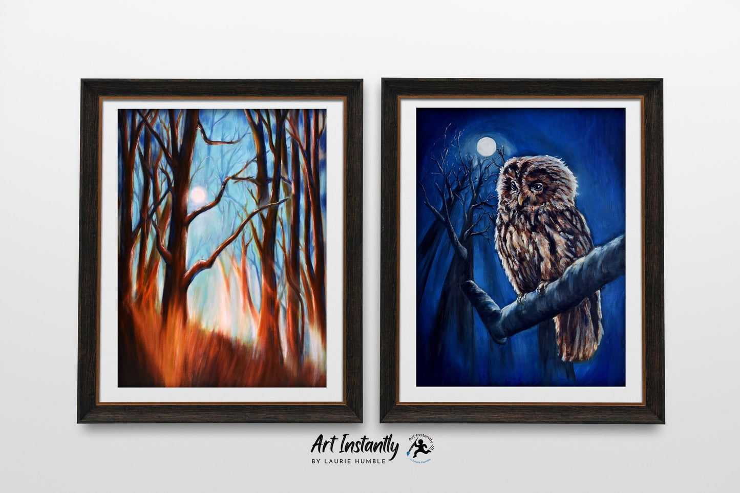 Owl and Forest Print Bundle