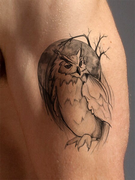 Owl Tattoo Design