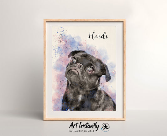 Custom Pet Portrait Print