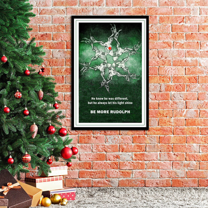 Christmas Quote Rudolph Print