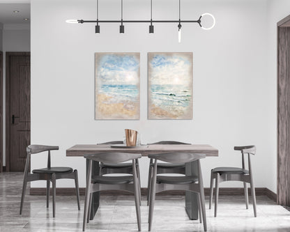 Ocean Wall Art Diptych