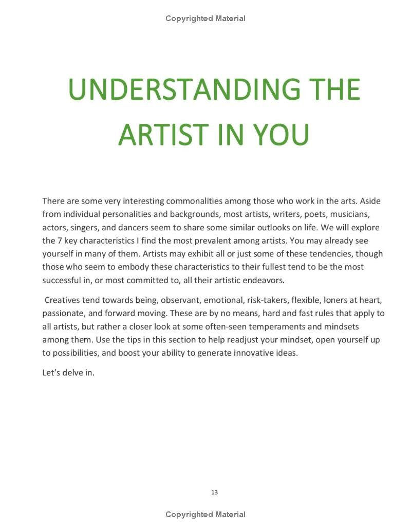 Artist Creativity Ebook