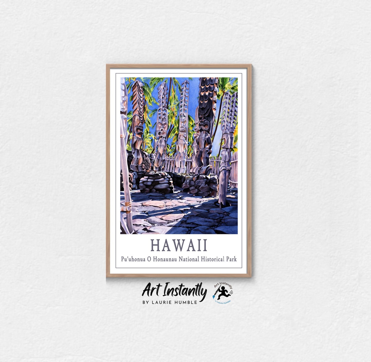 Hawaii Travel Posters Set of 2