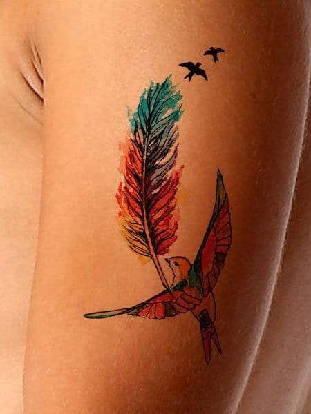 Feather Tattoo Design