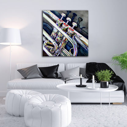 Trumpet Painting Jazz Poster