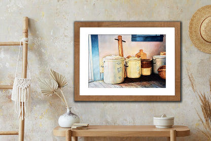 Vintage Pottery Digital Print