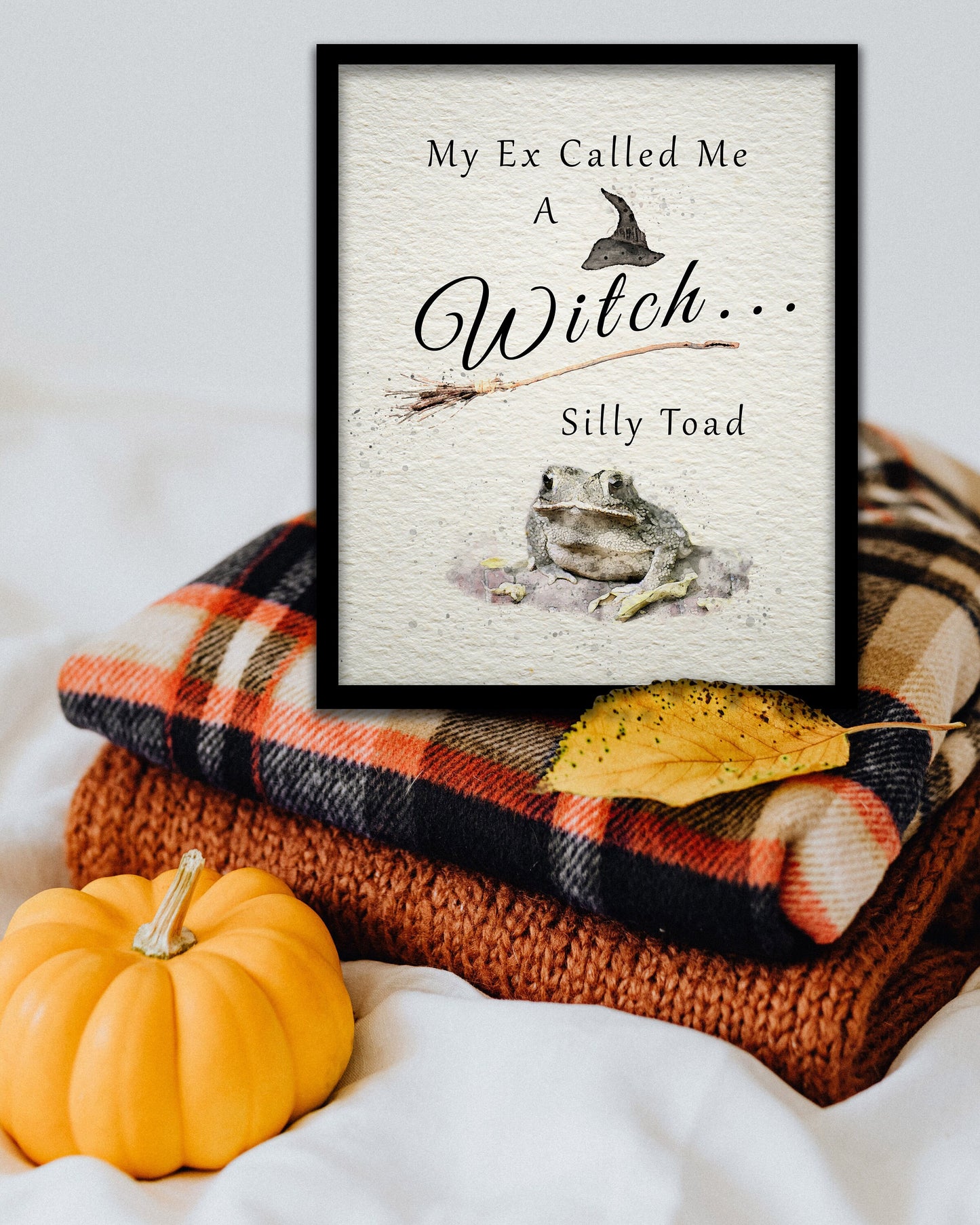 Funny Halloween Witch Print