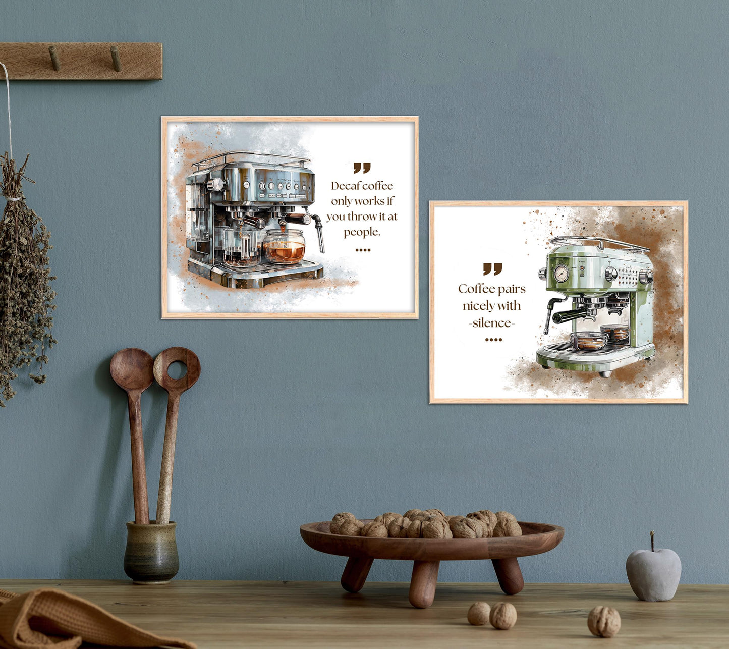 Coffee Poster Set of 2 Prints