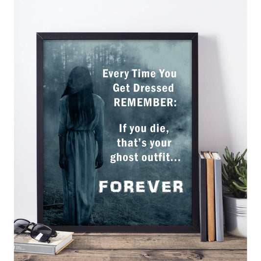 Gothic Ghost Poster Digital Print