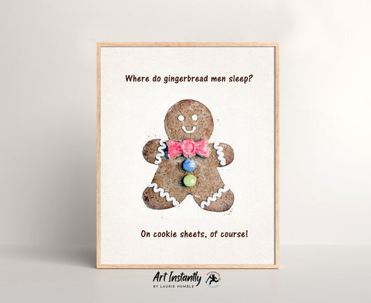 Gingerbread Man Kitchen Decor