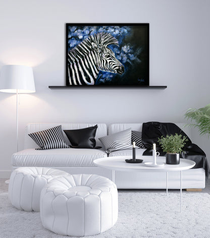 Zebra Print Wildlife Wall Art