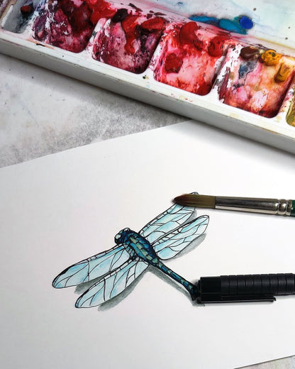 Dragonfly 3D Tattoo Design